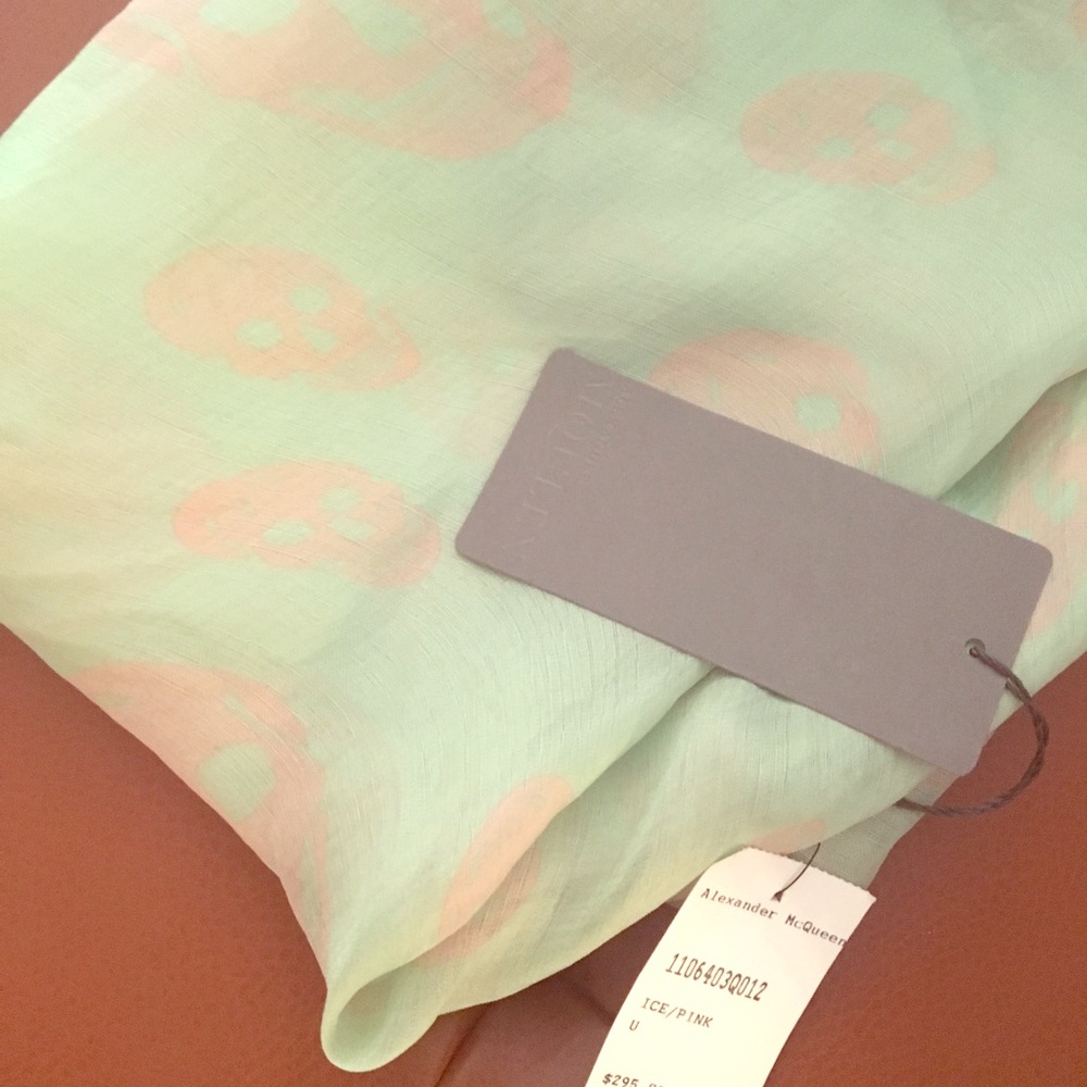 Alexander McQueen scarf perfect for spring!